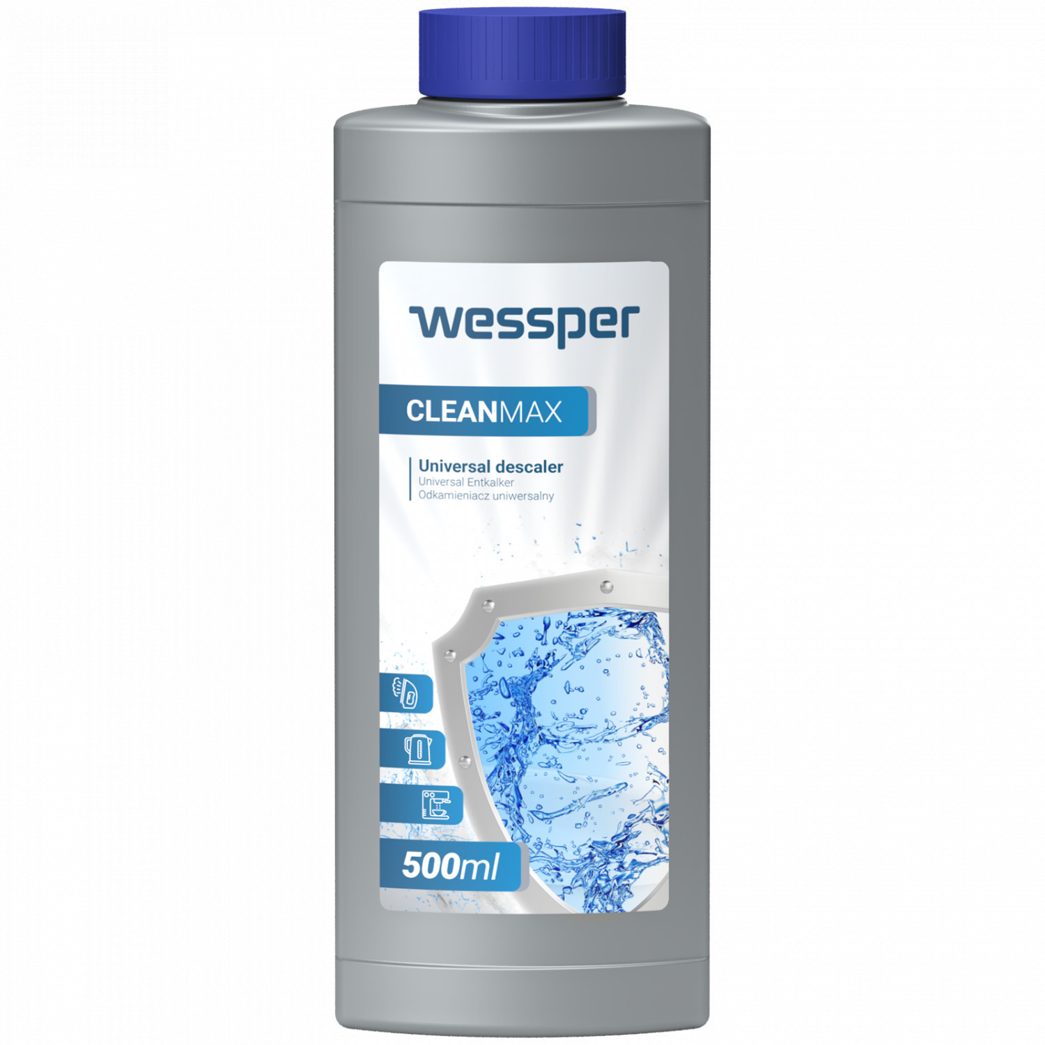 Odkamieniacz Wessper CleanMax uniwersalny do ekspresów, żelazek, czajników